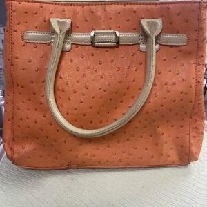 The Original Spirit Large Orange Tote Bag Women Versatile Zippers and‎ Pockets